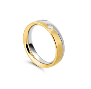 Wedding ring, bicolour - Classics, 