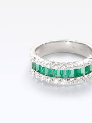 Bucherer Fine Jewellery Baguette Love in , ERJ3908/15.D.WF - Bucherer