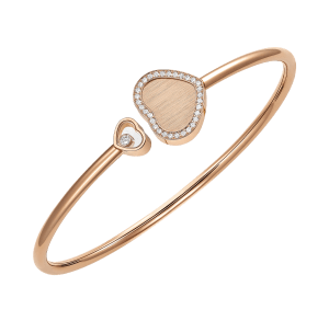 Bangle, rose gold - Happy Hearts,