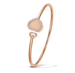 Bangle, rose gold - Happy Hearts,