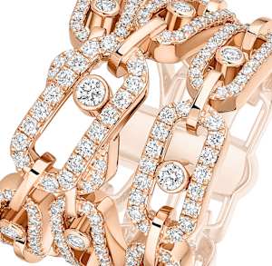 Messika Move Link in , 14861-PG-56 - Bucherer