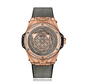 Big Bang One Click Sang Bleu King Gold 39mm,