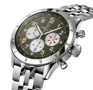 Breitling SUPER AVI B04 CHRONOGRAPH GMT 46 in Edelstahl, AB04452A1L1A1 - Bucherer