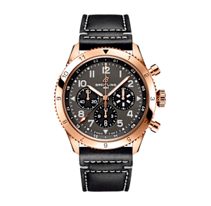 Breitling SUPER AVI B04 CHRONOGRAPH GMT 46 en Or Rose, RB04451A1B1X1 - Bucherer