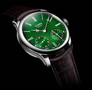 Czapek & Cie Quai des Bergues in Edelstahl, QuaiDesBergues-EmeraldGreenS - Bucherer