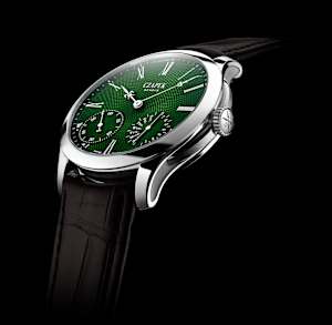 Czapek & Cie Quai des Bergues in Edelstahl, QuaiDesBergues-EmeraldGreenS - Bucherer