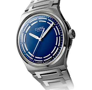 Czapek & Cie Antarctique in Titanium, AntDarkSectorCosmicBlue - Bucherer