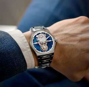 Czapek & Cie Antarctique in Titanium, Ant Tourbillon Ti Cosmic Blue - Bucherer