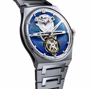 Czapek & Cie Antarctique in Titanium, Ant Tourbillon Ti Cosmic Blue - Bucherer