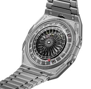 Urwerk  en Bicolore, UR-10 Spacemeter Titanium - Bucherer