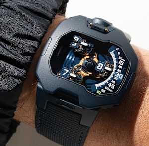 Urwerk UR-120 en Bicolore, UR-120 BLUE PLANET - Bucherer