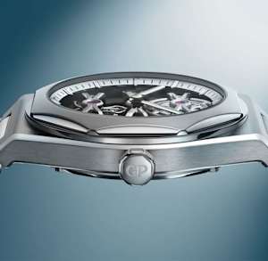 Girard Perregaux Laureato in Stainless steel, 99112-58-3576-1CM - Bucherer