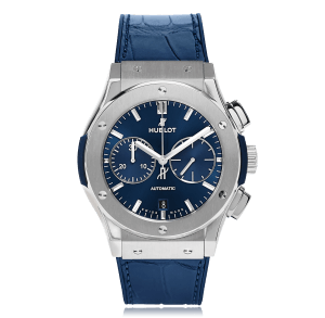 Classic Fusion Blue Chrono Titanium 45mm,
