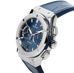 Classic Fusion Blue Chrono Titanium 45mm,