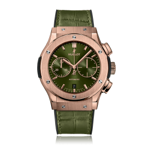 Classic Fusion Chrono King Gold Green 45mm,