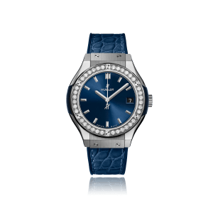 Classic Fusion Blue Titanium Diamonds 33mm,