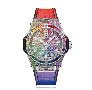 Big Bang One Click Steel Rainbow 39mm,