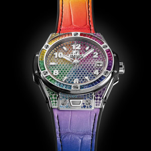 Big Bang One Click Steel Rainbow 39mm,