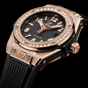 Big Bang One Click King Gold Pave 33mm, 