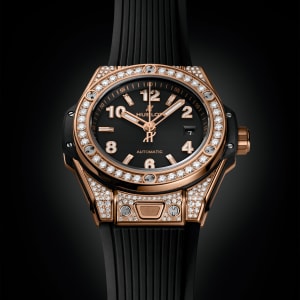 Big Bang One Click King Gold Pave 33mm, 