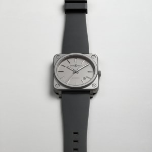 Bell & Ross Aviation in Stainless steel, BRS92-GR-ST/SRB - Bucherer