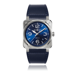 Bell & Ross Aviation in Steel, BR03A-BLU-ST/SCA - Bucherer
