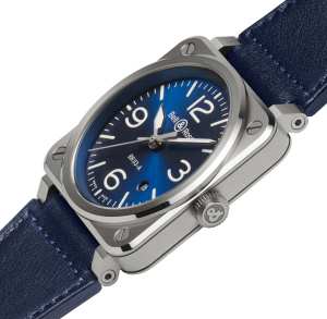 Bell & Ross Aviation in Steel, BR03A-BLU-ST/SCA - Bucherer