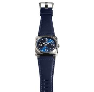 Bell & Ross Aviation in Steel, BR03A-BLU-ST/SCA - Bucherer