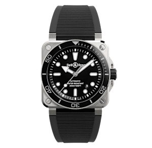 Bell & Ross BR03 in Steel, BR03A-D-BL-ST/SRB - Bucherer