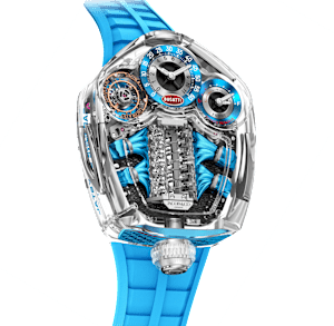 Jacob & Co Bugatti Tourbillon in , BugattiSapphireCrystalBLUE - Bucherer
