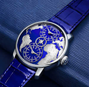 Jacob & Co The World Is Yours in Stainless steel, DT100.10.AA.AA.ABALA - Bucherer