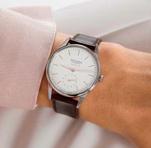NOMOS Glashütte Orion in Steel, 397 Orion neomatik doré - Bucherer