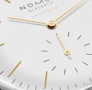 NOMOS Glashütte Orion in Steel, 397 Orion neomatik doré - Bucherer