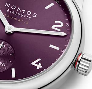 NOMOS Glashütte Club in Steel, 757 Club Sport neomatik 34viol - Bucherer