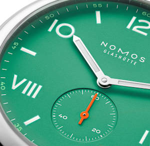 NOMOS Glashütte Club in Steel, 726ClubCampus38electricgreen - Bucherer