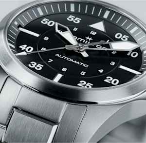 Hamilton Khaki in Steel, H76215130 - Bucherer