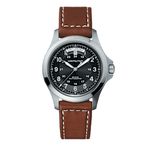 Hamilton Khaki in Steel, H64455533 - Bucherer