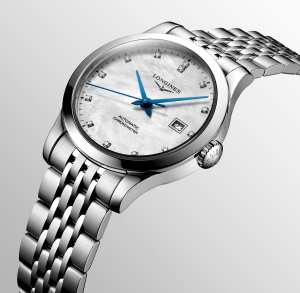 Longines Record in Steel, L2.321.4.87.6 - Bucherer