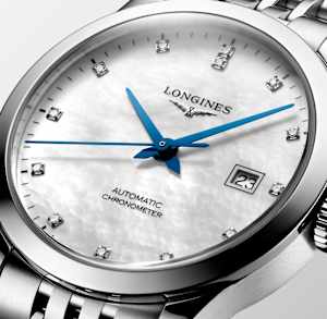 Longines Record in Steel, L2.321.4.87.6 - Bucherer