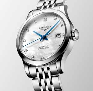 Longines Record in Steel, L2.321.4.87.6 - Bucherer