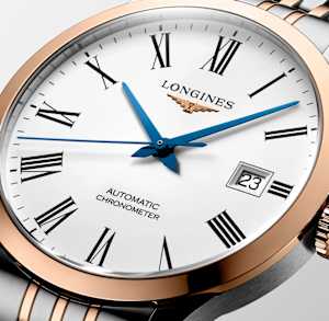 Longines Record in Bicolor, L2.820.5.11.7 - Bucherer