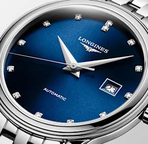 Longines Flagship in Stainless steel, L4.374.4.97.6 - Bucherer