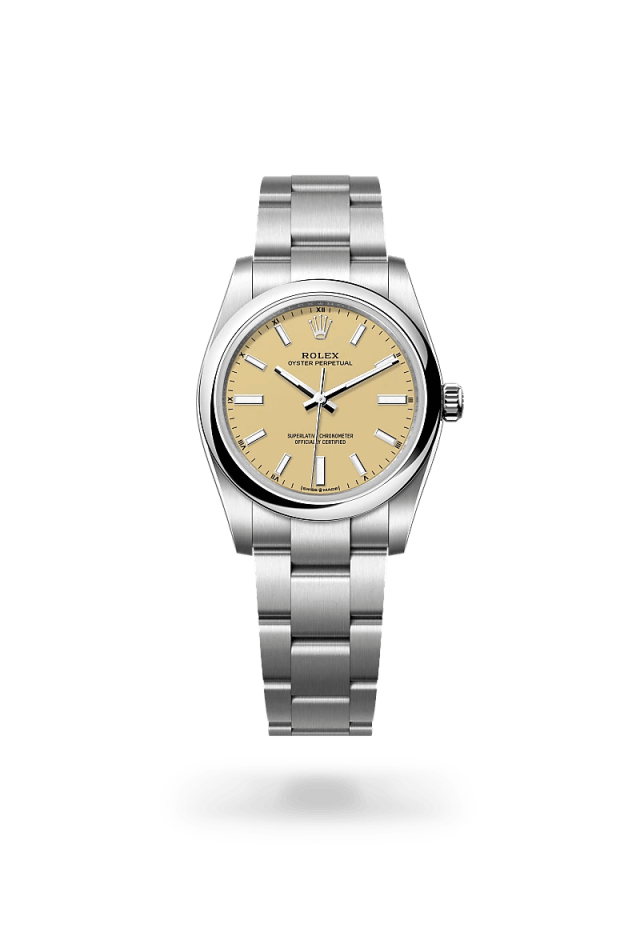 Rolex Oyster Perpetual 34 in Oystersteel, M124200-0007 - Bucherer