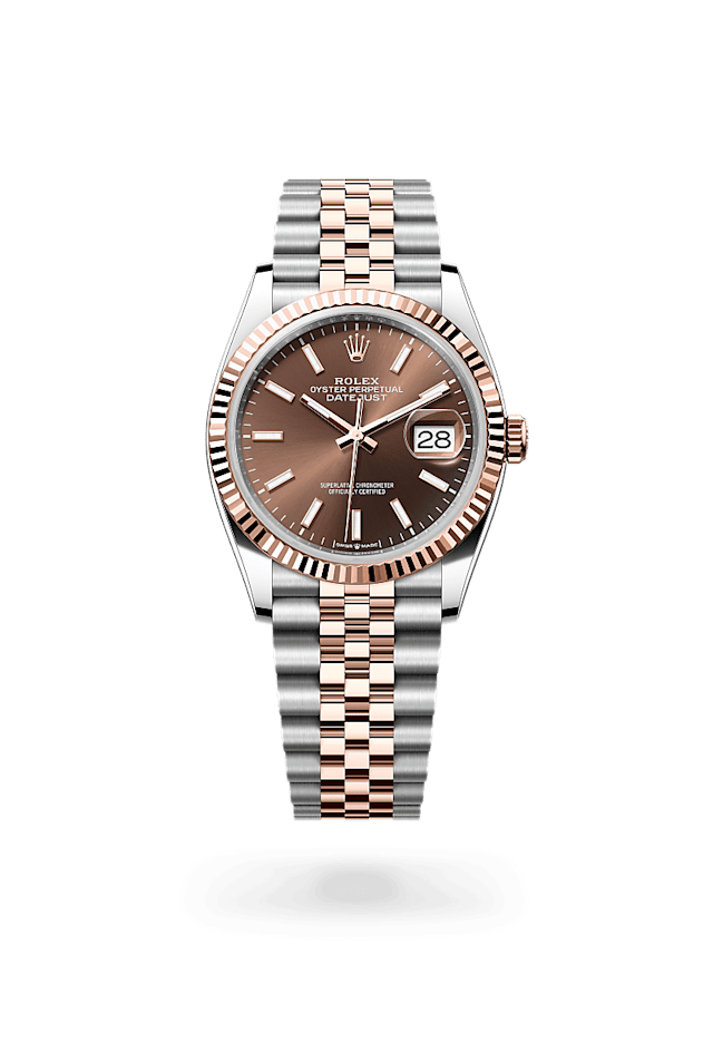 Rolex Datejust 36 in Everose Rolesor - combination of Oystersteel and Everose gold, M126231-0043 - Bucherer