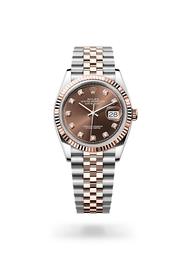 Rolex Datejust 36
 in Everose Rolesor - combination of Oystersteel and Everose gold, M126231-0053 - Bucherer