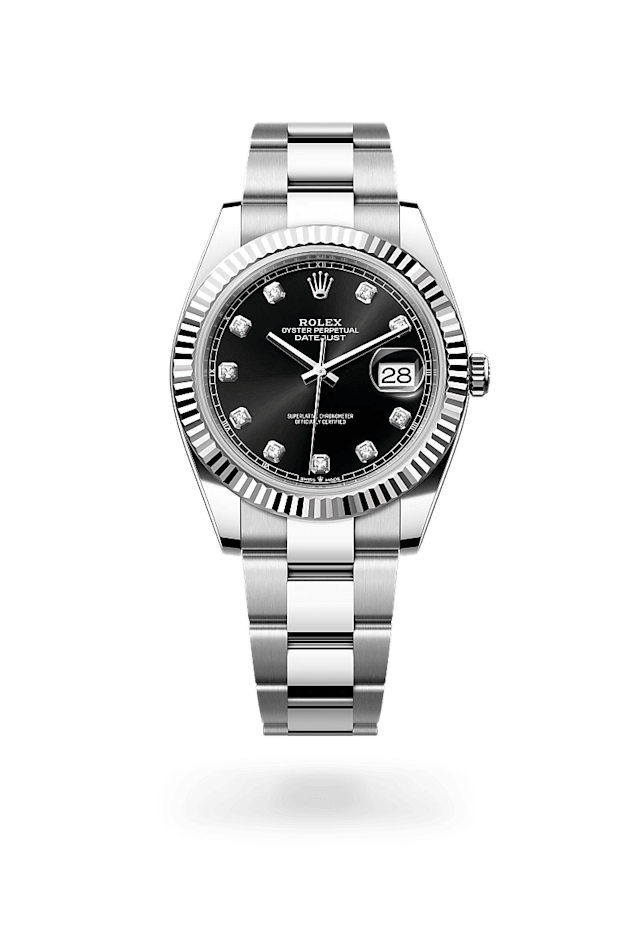 Rolex Datejust 41 in White Rolesor - combination of Oystersteel and white gold, M126334-0011 - Bucherer