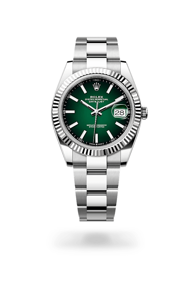 Rolex Datejust 41
 i Hvid Rolesor - kombination af Oystersteel og 18 karat hvidguld, M126334-0033 - Bucherer