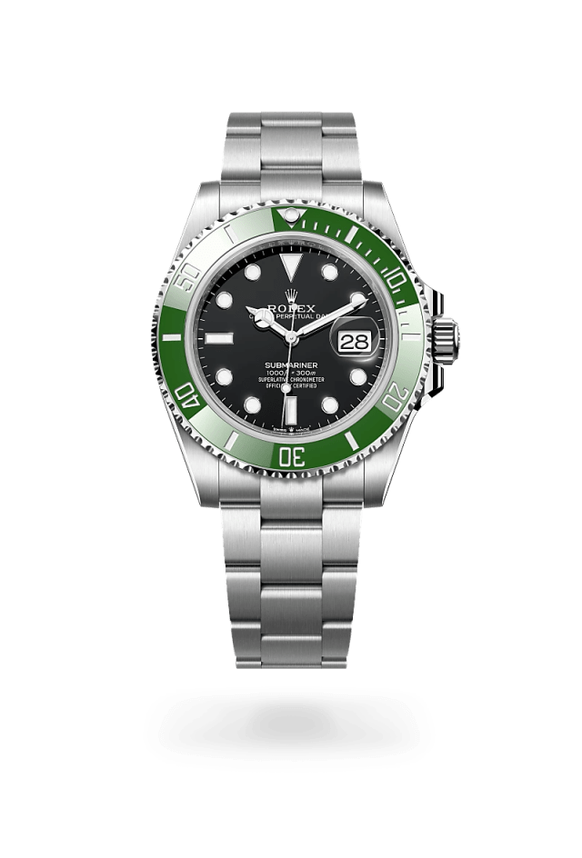 Rolex Submariner 41 in Oystersteel, M126610LV-0002 - Bucherer