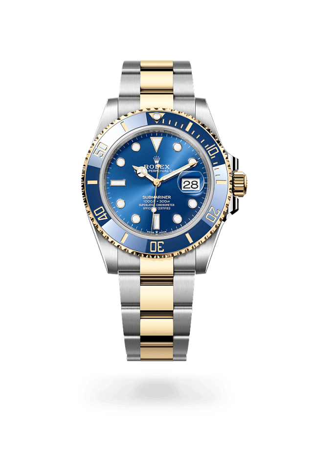 Rolex Submariner Date 41 in Yellow Rolesor - combination of Oystersteel and yellow gold, M126613LB-0002 - Bucherer