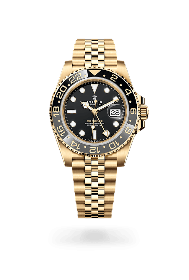 Rolex GMT-Master II in 18 ct yellow gold, M126718GRNR-0001 - Bucherer